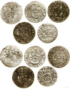 Pologne, ensemble de 5 demi-traces, 1621-1633