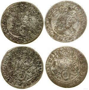 Polsko, let 2 x šestipence, 1667 TLB, Krakov