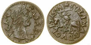 Poland, copper shilling (boratynka), 1666, Vilnius