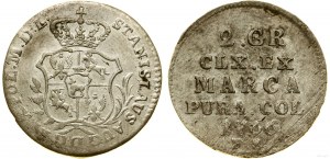 Polen, halber Zloty (2 Grosze), 1766 FS, Warschau
