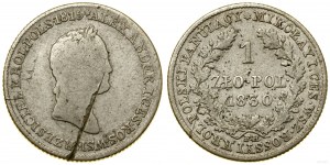 Polska, 1 złoty, 1830 FH, Warszawa