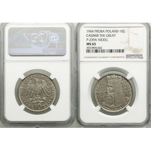 Poľsko, 10 zlotých, 1964, Varšava
