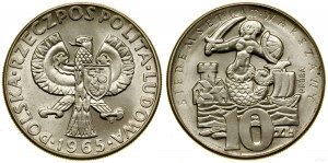 Poland, 10 zloty, 1965, Warsaw