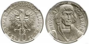 Polsko, 10 zlotých, 1967, Varšava