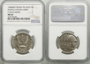 Polen, 10 Zloty, 1968, Warschau