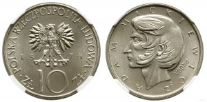 Poľsko, 10 zlotých, 1974, Varšava