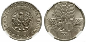 Pologne, 20 zloty, 1973, Varsovie