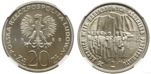 Poľsko, 20 zlotých, 1980, Varšava