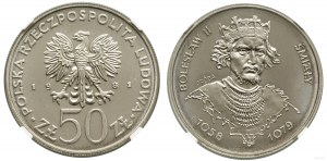 Poľsko, 50 zlotých, 1981, Varšava