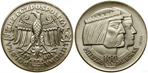 Pologne, 100 zloty, 1960, Varsovie