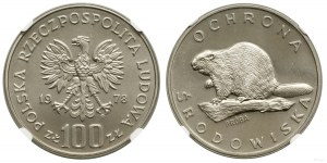 Polska, 100 złotych, 1978