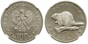 Pologne, 100 zloty, 1978