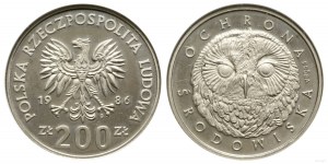 Polonia, 200 zloty, 1986, Varsavia