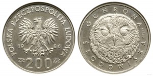 Pologne, 200 zlotys, 1986, Varsovie