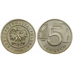 Polska, 5 złotych, 1994, Warszawa