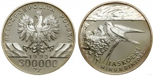 Polsko, 300 000 PLN, 1993, Varšava