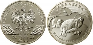 Pologne, 20 zloty, 2007, Varsovie