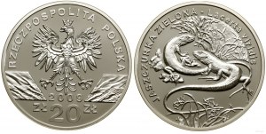 Pologne, 20 zloty, 2009, Varsovie