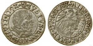 Knížecí Prusko (1525-1657), groš, 1542, Königsberg