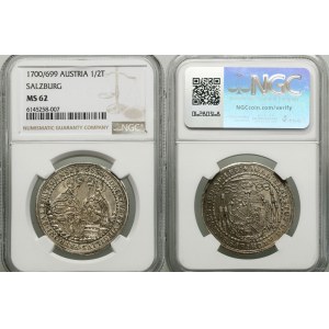 Austria, semi-talar, 1700, Salzburg