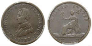 USA, cent, 1783