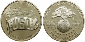United States of America (USA), $1, 1991 S, San Francisco