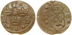 Suède, 1/4 öre, 1636( ?), Nyköping