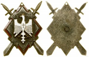 Polonia, distintivo commemorativo dell'Esercito Volontario Polacco in Francia - Spade di Haller, dopo il 1920