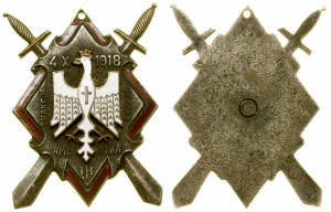Poľsko, pamätný odznak poľskej dobrovoľníckej armády vo Francúzsku - Hallerove meče, po roku 1920