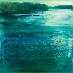 Jagoda Kaczmarczyk-Hudzik (ur. 1966, Kraków), Pejzaż wiślany LXXXIV, 2024