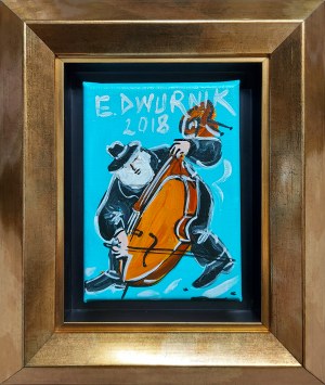 Edward Dwurnik (1943 - 2018), contrebassiste, 2018