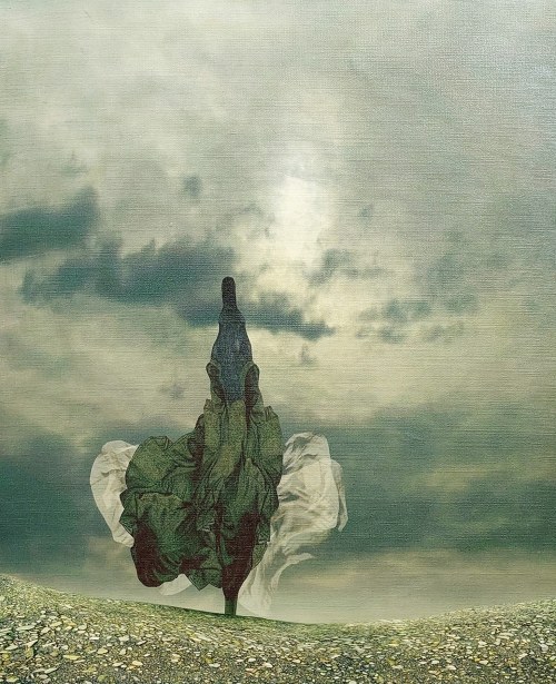 Zdzisław Beksiński (1929 - 2005), Bez tytułu (sygnowany przez autora), 2003