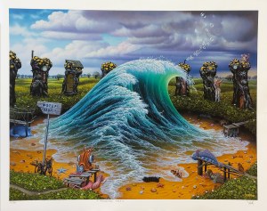 Jacek Yerka (1952), Private Wave (édition 7/19), 2007