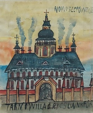 Nikifor Krynicki (1895 Krynica Zdrój-1968 Folusz), kostel