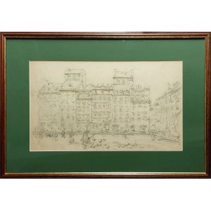 Tadeusz Cieślewski Ojciec (1870 - 1956), Rynek Starego Miasta - strona Dekerta