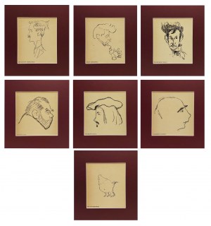 Kazimierz Sichulski (1879 - 1942), Ensemble de 7 lithographies, 1904