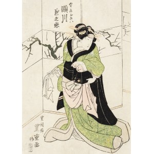 Utagawa Toyoshige (Toyokuni II) (1777-1835), Aktor Segawa Kikunojo V w roli zony Okiwa (‘nyobo Okiwa’), 1824-1825