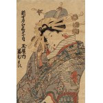 Utagawa Kunisada (1786-1865), Wakamurasaki z domu Tamaya ( Oiran - najwyższej klasy kurtyzana z dzielnicy Yoshiwara), do 1845