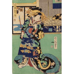 Toyohara Kunichika (1835-1900), Kabuki theater actor