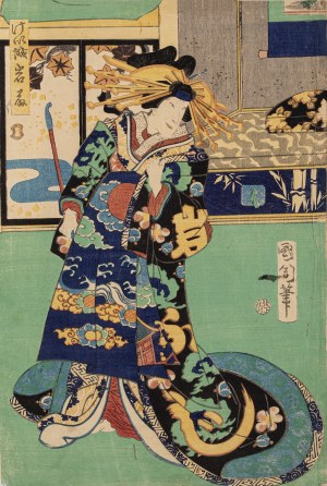 Toyohara Kunichika (1835-1900), Kabuki-Theaterschauspieler
