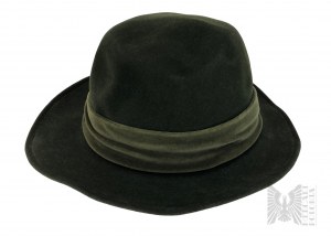 Cappello vintage da donna verde