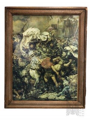 Jan Matejko (1838-1893) - “Bitwa pod Grunwaldem”(fragment) (1878 r.) - Introligatornia i Ramiarnia “Dom Książki”