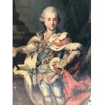 Marcello Bacciarelli (1731-1818) -“Portret Koronacyjny Stanisława Augusta Poniatowskiego” (1764 r.), Druk Na Desce - Spółdzielcze Zakłady Drzewne/Spółdzielnia Prac Rękodzieła w Gorlicach