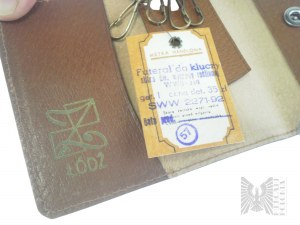 Polská lidová republika, Lodž - Kožené pouzdra na klíče, kožené pouzdra na doklady z vepřové kůže
