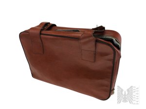 People's Republic(?) - Large Old Suitcase in Imitation Leather Material