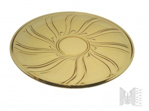 Large Decorative Tinted Glass Plate