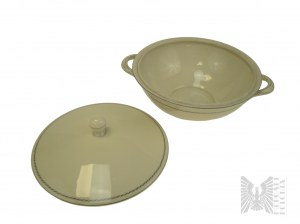 Sada keramického a křišťálového nádobí - Ikebana Spółdzielnia Przyjaźń Włoclawek, váza Carl Tielsch Altwasser Německo