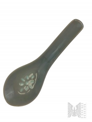 Set of Two Spoons in Chinese Porcelain Style