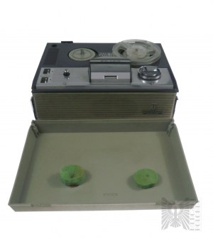 People's Republic of Poland, Warsaw - Unitra Grundig ZK120 reel-to-reel tape recorder, M. Kasprzak Radio Works.