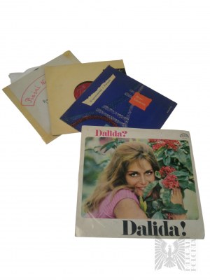 Sada čtyř vinylů 'Holiday on the Riviera': Dalida, Rene Glaneau a další